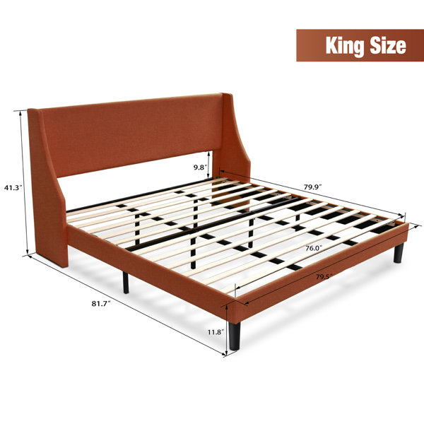 Latitude Run® King Platform Bed & Reviews Wayfair